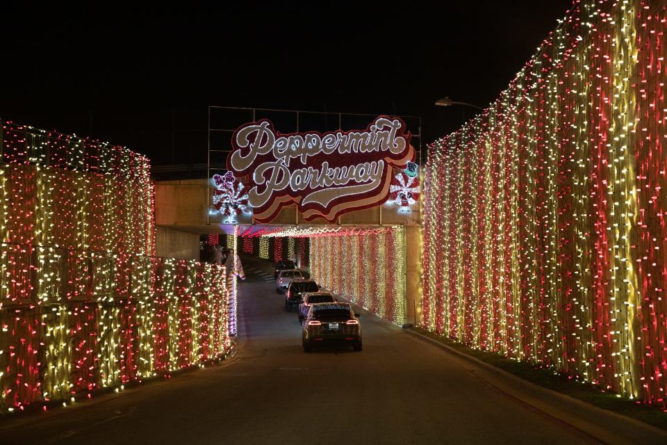 Peppermint Parkway at Circuit of the Americas started in 2020 as a pandemic-safe holiday event.