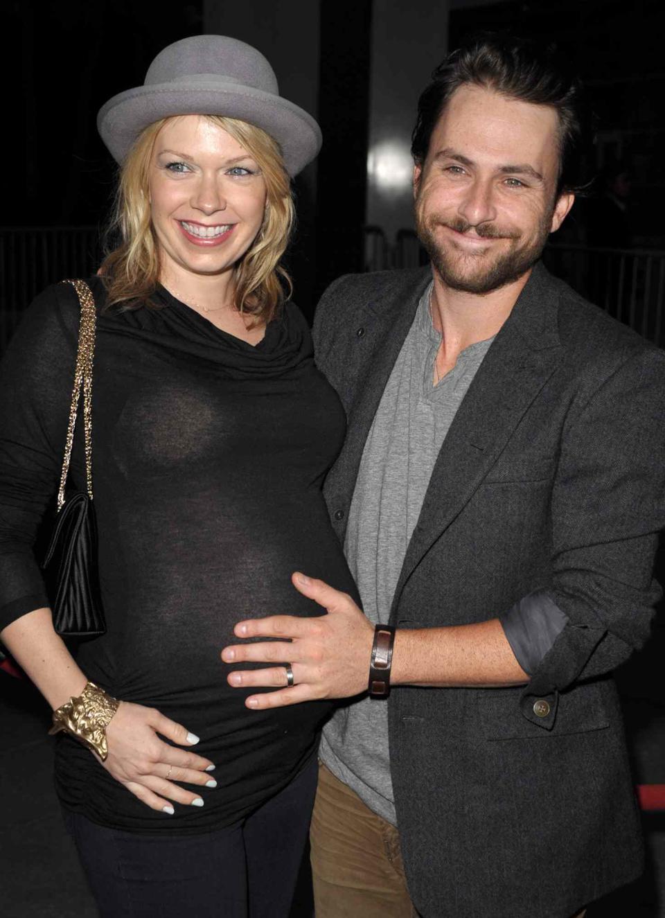 Charlie Day and Mary Elizabeth Ellis attend the FX Premiere for "It's Always Sunny In Philadelphia" And "The League" at ArcLight Cinemas Cinerama Dome on September 13, 2011 in Hollywood, California.