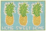 <p><i><a href="http://www.houzz.com/photos/45528309/Home-Sweet-Home-Doormat-Aqua-tropical-outdoor-rugs" rel="nofollow noopener" target="_blank" data-ylk="slk:Houzz, £22;elm:context_link;itc:0;sec:content-canvas" class="link ">Houzz, £22</a></i></p>