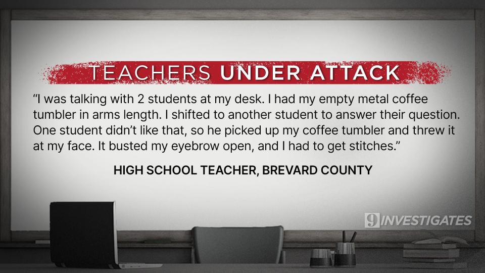 9 Investigates gathered comments from teachers across Central Florida.