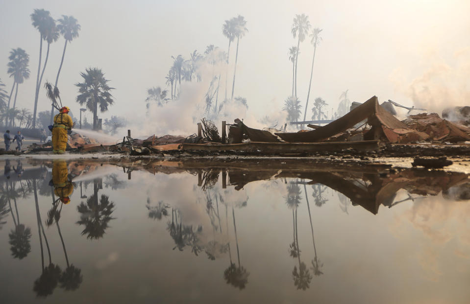 Image from the Thomas Fire