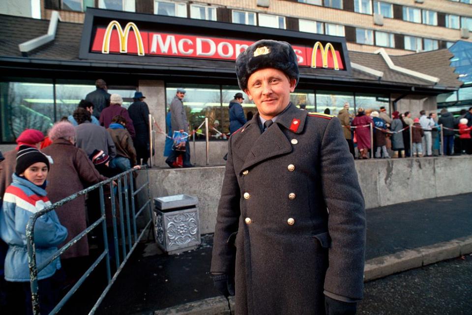 <p>The first McDonald's in Russia was located on Gorky Street in Moscow and its opening set the record for most customers served in one day (over 30,000, in case you're wondering).</p>