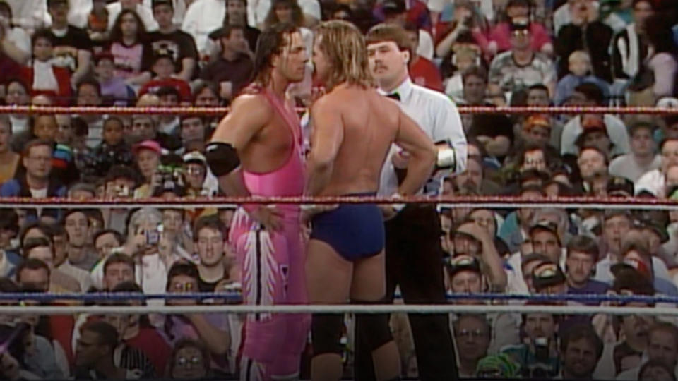 Bret Hart Vs. ‘Rowdy’ Roddy Piper (WrestleMania 8)