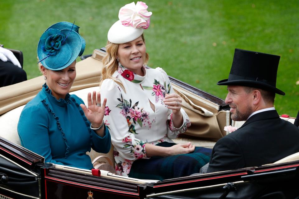 Zara Tindall Chose a Rich Jewel-Toned Dress for Royal Ascot Today