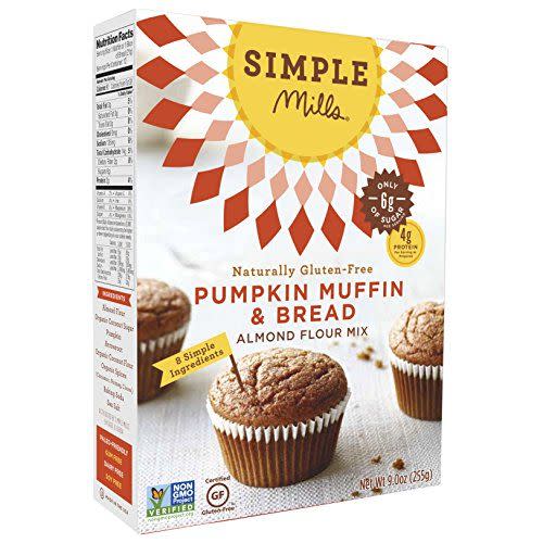 Simple Mills Almond Flour Mix, Pumpkin Muffin & Bread