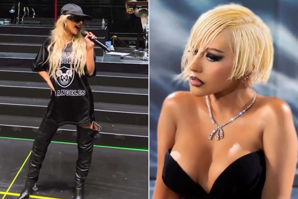 <p>Xtina/Instagram</p> Christina Aguilera 