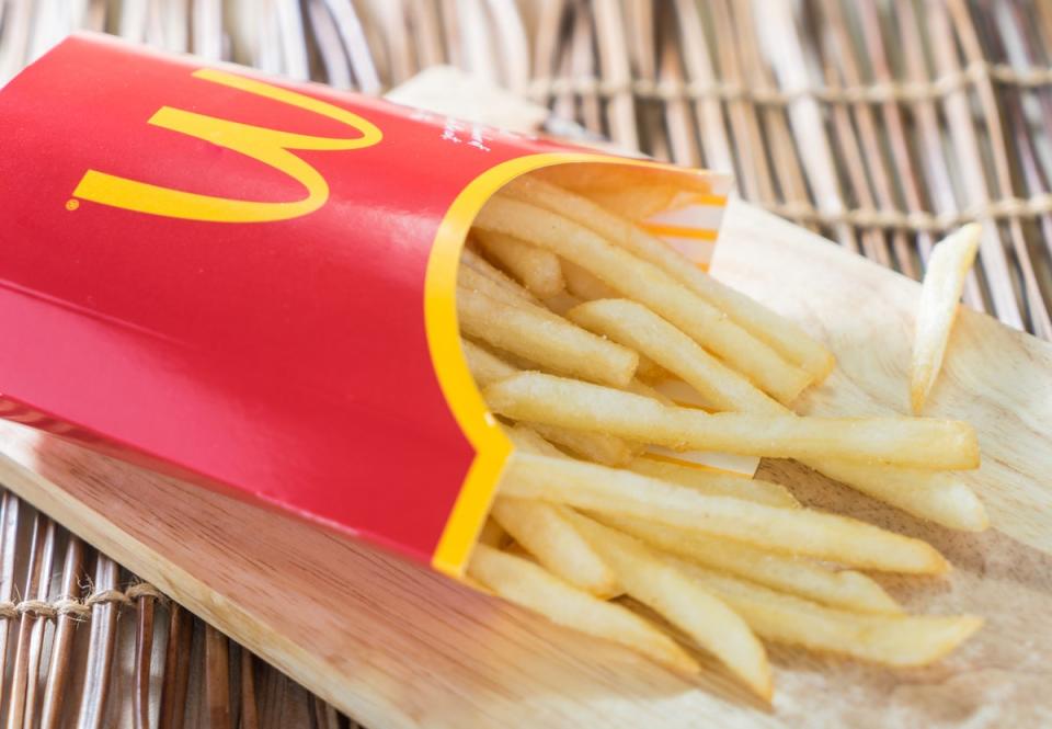 McDonald’s app users will be offered complimentary fries every Friday for the rest of the year with a $1 purchase (Getty Images)