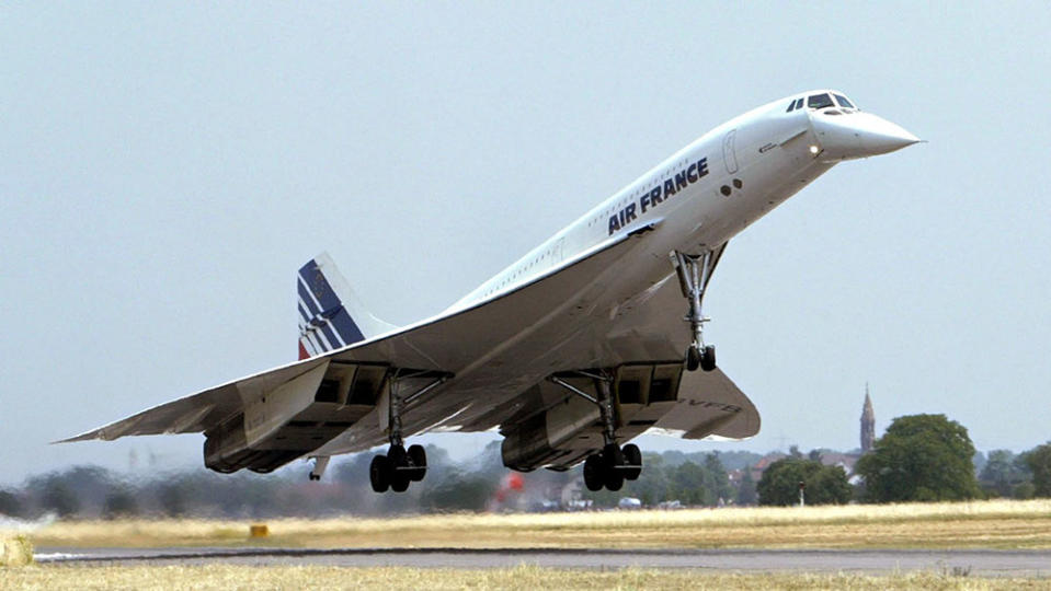 Supersonic Concorde Jet