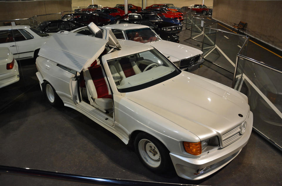 <p>Hamburg-based tuner Styling Garage converted this 1983 Mercedes-Benz 500 SEC into a tuner’s dream come true during the 1980s. The modifications included widening the wheel arches, adding custom bumpers on both ends and installing <strong>a pair of gullwing doors</strong>.</p>