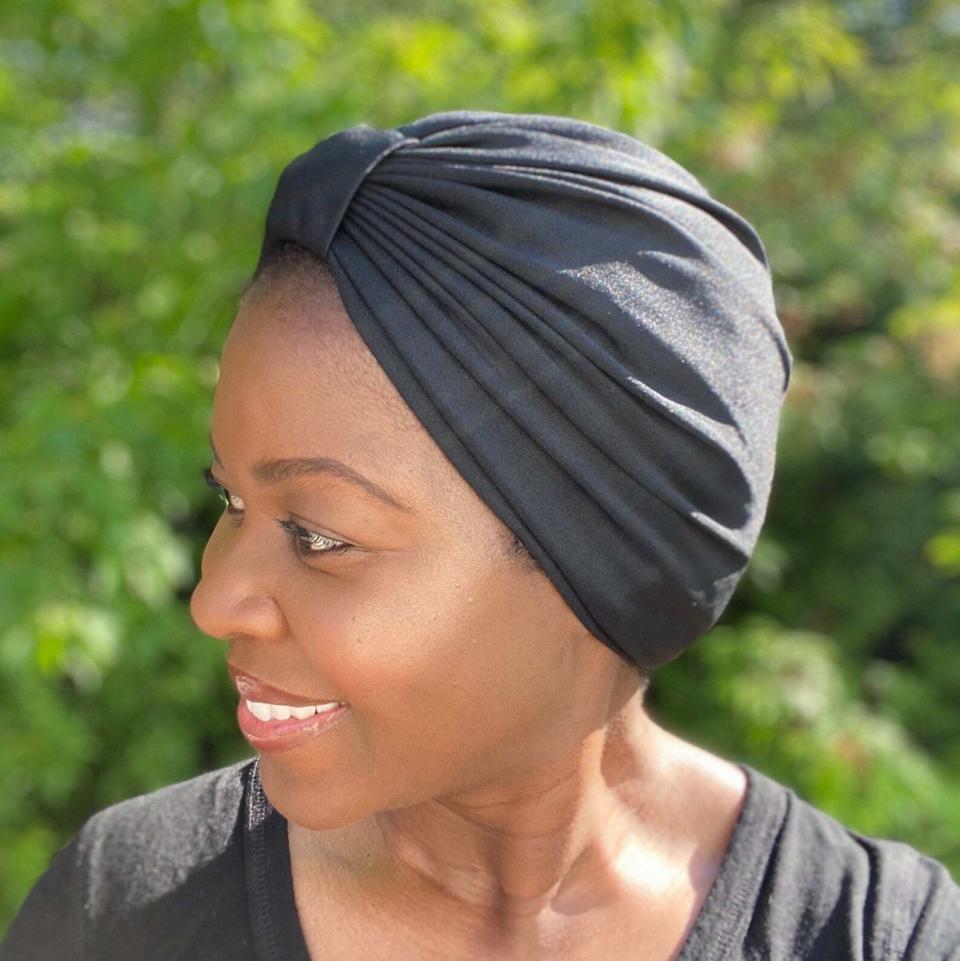 Perfect for protecting your tresses. Satin can help protect your hair and retain moisture while you sleep, all while keeping you cool. Kosa Wrap Shop is a Canada-based Etsy shop specializing in handmade satin-lined turbans, bonnets, headbands and more.<br /><br /><strong><a href="https://go.skimresources.com?id=38395X987171&amp;xs=1&amp;xcust=HPProductsForHotSleepers-7-2021--60c0db4be4b0b449dc34948b-&amp;url=https%3A%2F%2Fwww.etsy.com%2Flisting%2F826692955%2Fkosa-satin-sleep-cap-stretch-satin-adult" target="_blank" rel="noopener noreferrer">Get it from Kosa Wrap Shop on Etsy for $27.62+ (available in a variety of sizes).</a></strong>