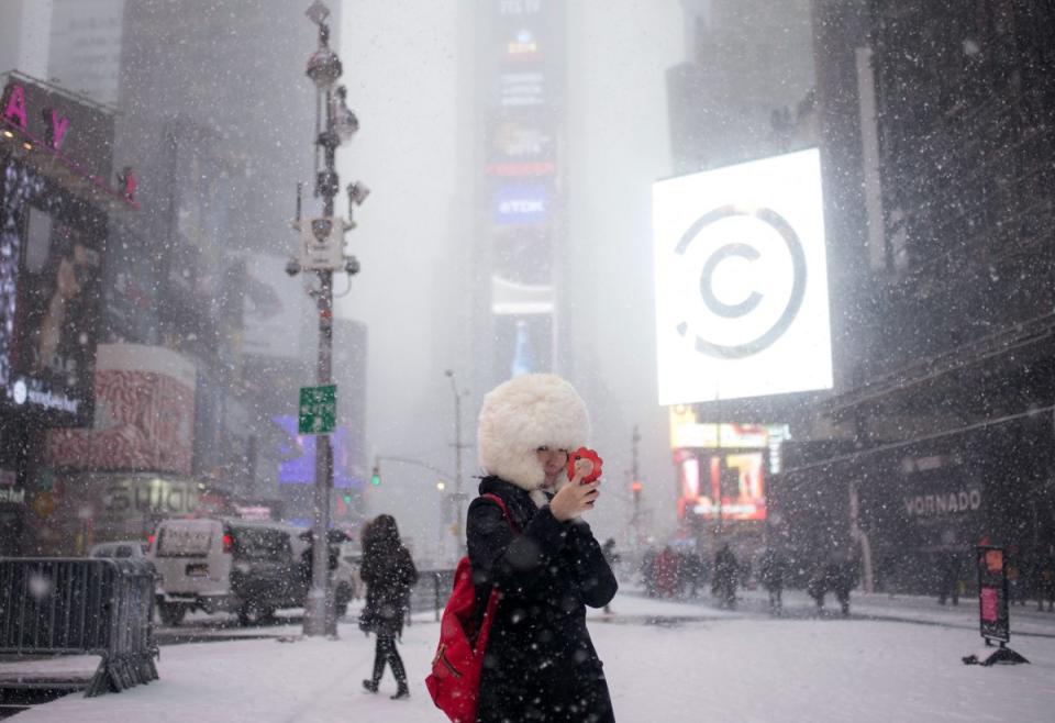 Japanese tourist, Times Square