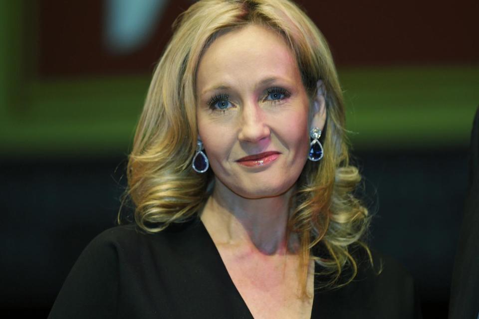 JK Rowling argued with Morgan after she said she enjoyed seeing someone tell him to f*** off (AP)