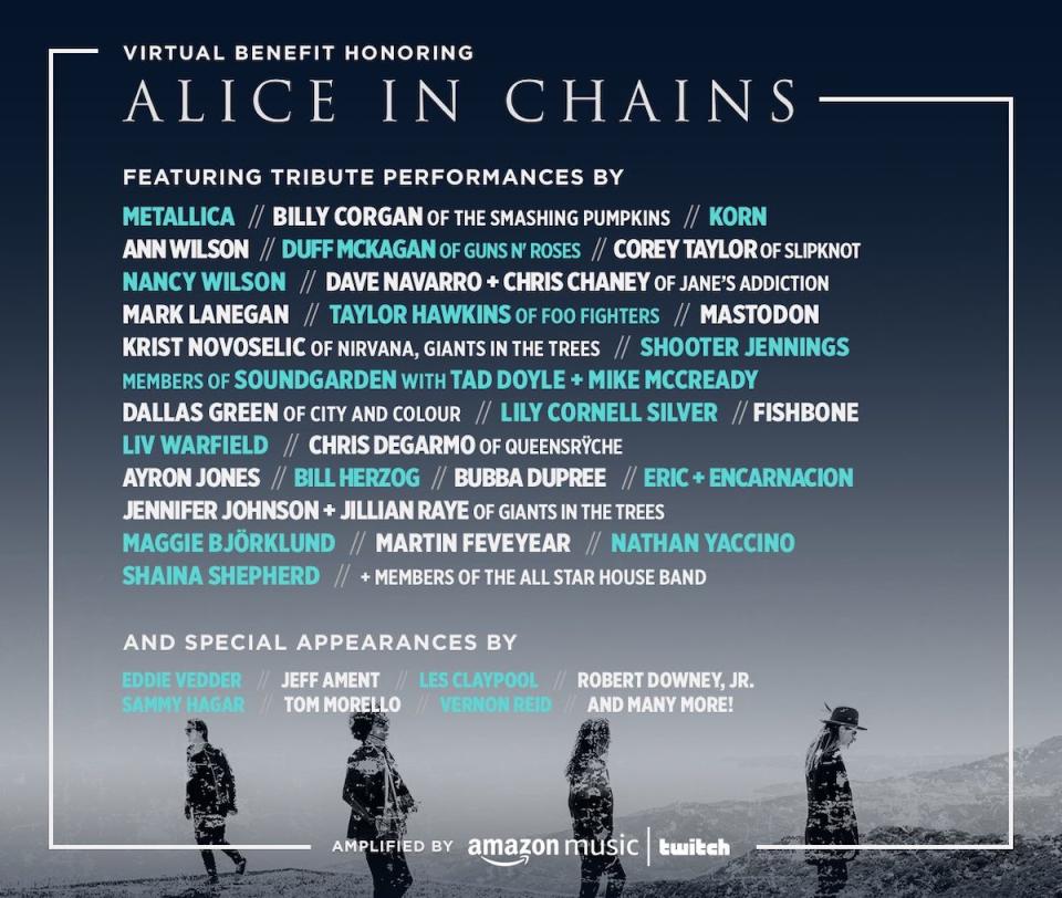 Alice in Chains Founders Award poster