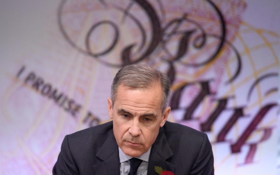 Mark Carney also said that in the event of a bad Brexit deal, the bank would not be able to cut future interest rates - PA