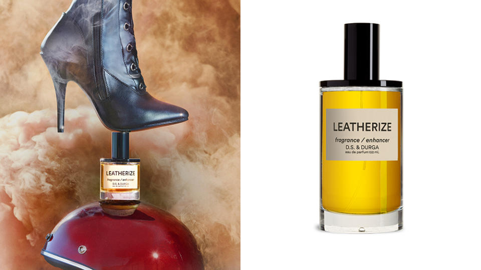 D.S. & Durga’s new fragrance enhancer, Leatherize, is designed to be worn over other scents or on its own. - Credit: D.S. & Durga