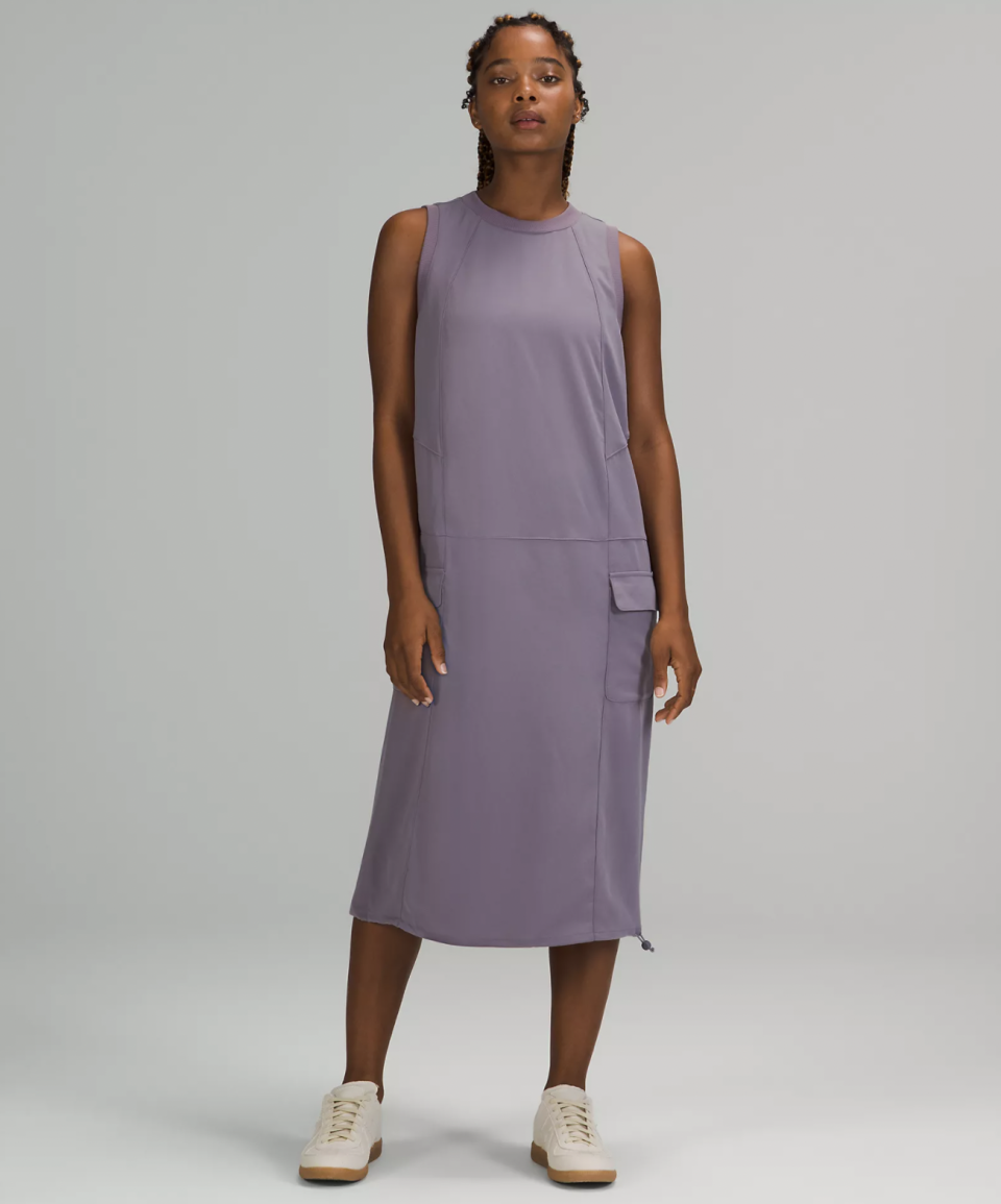 Pocketed Drop-Waist Midi Dress (Photo via Lululemon)