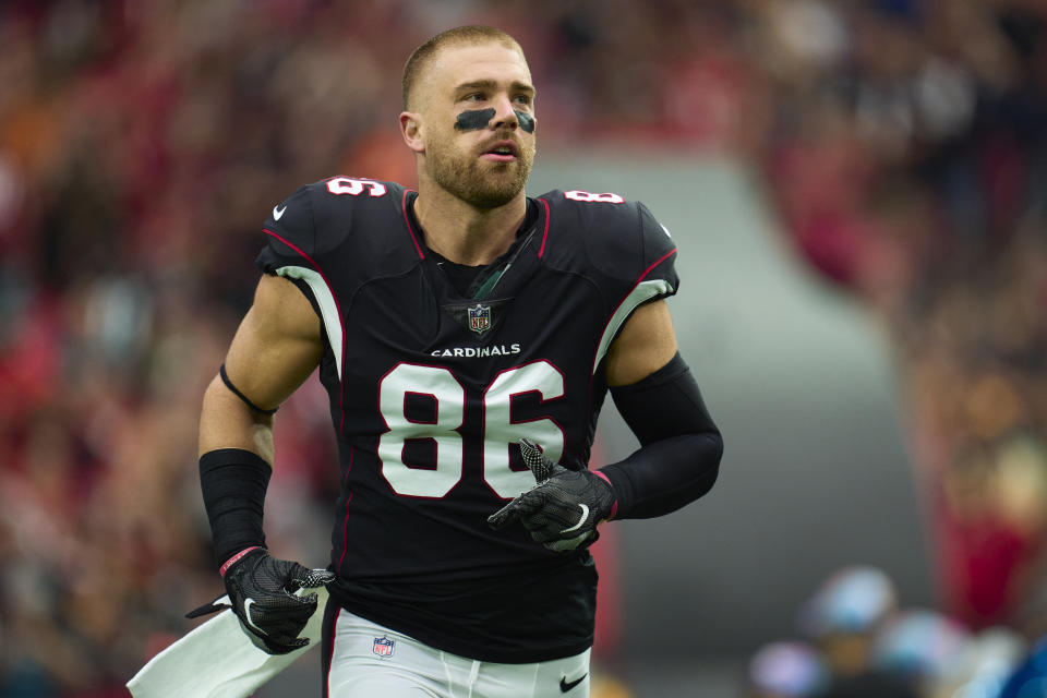 Zach Ertz #86 of the Arizona Cardinals has been great for fantasy