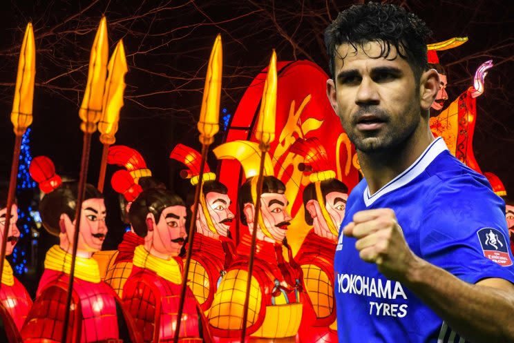 Diego Costa's head 'has been turned' by China, it seems