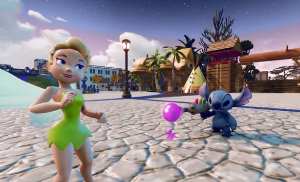 disney infinity tinkerbell and stitch