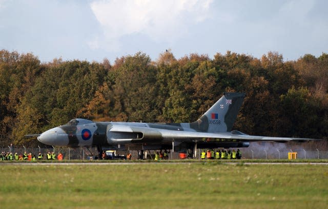 Vulcan bomber XH558