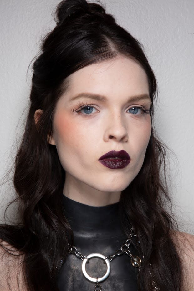 <p>A beauty look from Rodarte's Fall 2020 show. Photo: Imaxtree</p>