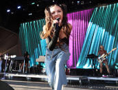 <p>Olivia Rodrigo brings her <em>Sour </em>stage presence to the 2021 iHeartRadio Music Festival on Sept. 18 in Las Vegas.</p>