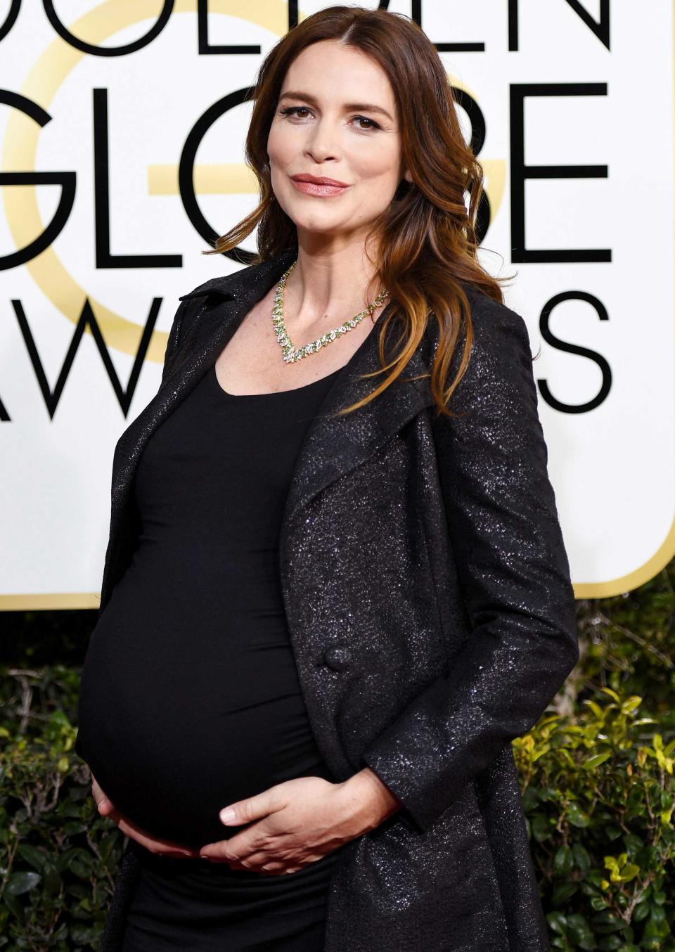 <p>Actress Saffron Burrows <span>gave birth</span> to daughter Daisy Alice Winnie Balian-Burrows on Jan. 23, <span><em>E! News</em> reported</span>. It’s her second child with wife Alison Balian, a writer for <em>The Ellen DeGeneres Show</em>. The couple have been together for nearly nine years — marrying in a secret ceremony in August 2011, two months after the Supreme Court passed the Marriage Equality Act. Burrows gave birth to their son in 2010.</p>