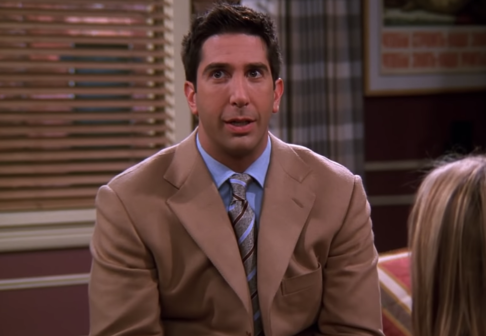 Frustrated Ross Geller