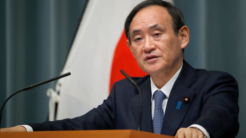 ▲日本首相菅義偉近來處理新型冠狀病毒疫情、東京奧運組織人事改革之餘，也陷入長子的招待公務員風波中。資料照。（圖／達志影像／美聯社）