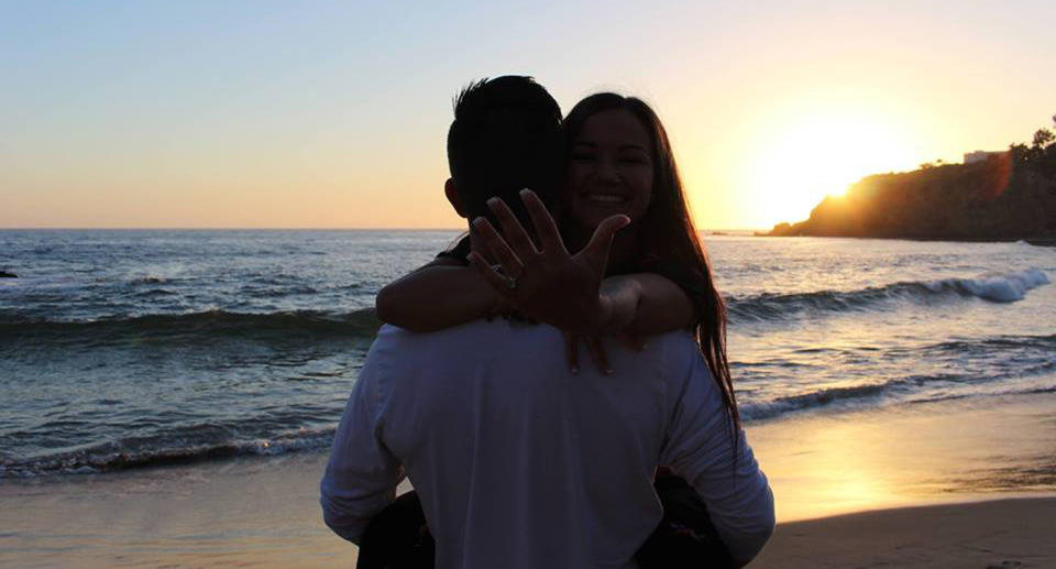 Mykenzie Lane and her partner Brandon Helmick are engaged. Source: Mykenzie Ke’alohilani Lane/ Facebook