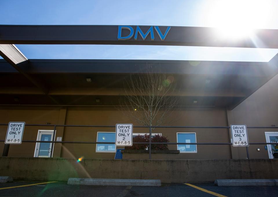 The Oregon Driver & Motor Vehicle Services office on Commercial Street SE. Staff shortages during the pandemic have caused long wait times for documents from the agency.