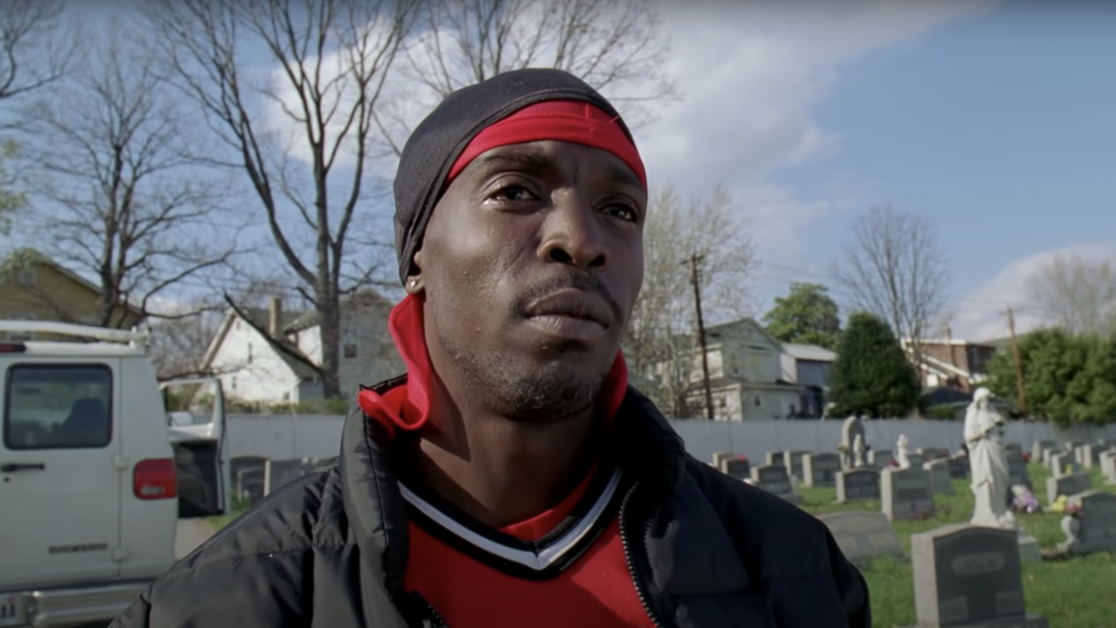  Michael K Williams as Omar on The Wire. 