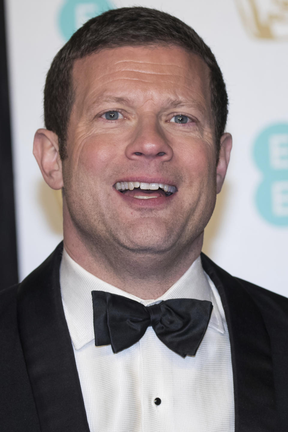 Dermot O'Leary poses for photographers upon arrival at the BAFTA Film Awards in London, Sunday, Feb. 10, 2019. (Photo by Vianney Le Caer/Invision/AP)