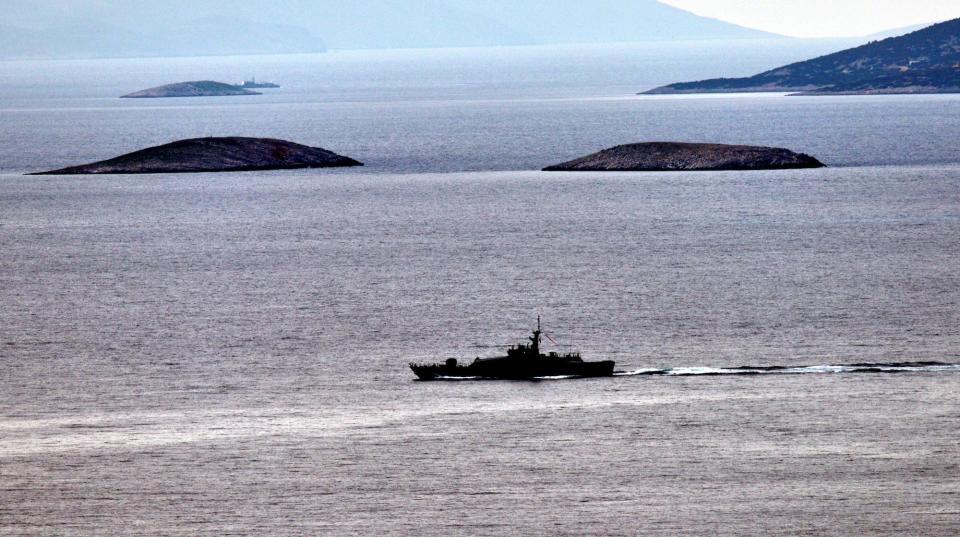 Turkey Greece coast guard Imia Kardak