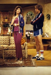 Ann Wedgeworth (left) and John Ritter