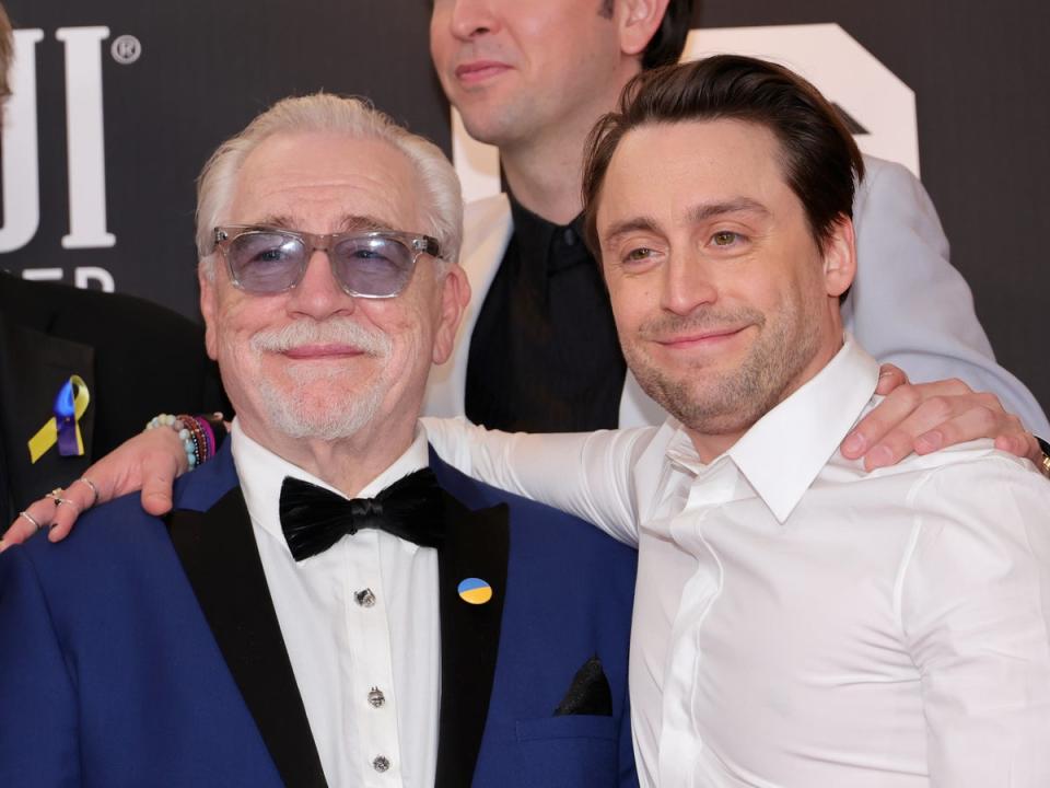 Brian Cox (left) and Kieran Culkin of ‘Succession' (Getty Images)