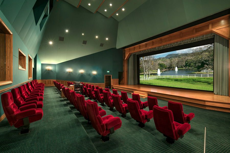 Neverland Ranch has its own movie theater. (Photo: Compass)