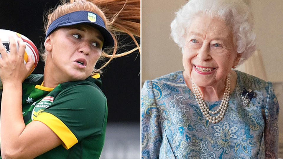 Caitlin Moran has been handed a big penalty from the NRL for her shocking post about the death of Queen Elizabeth II. Pic: AAP/Getty