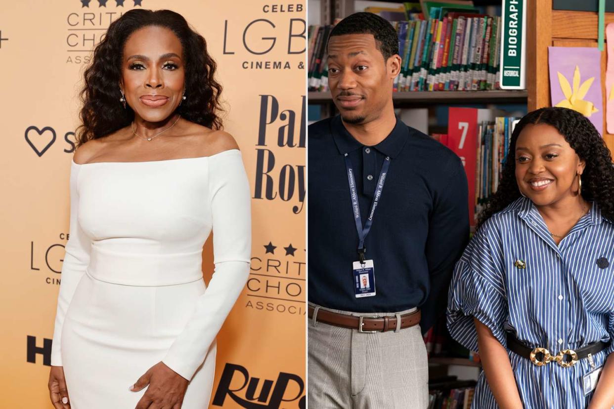 <p>Emma McIntyre/Getty; Disney/Gilles Mingasson</p> Sheryl Lee Ralph; Tyler James Williams and Quinta Brunson