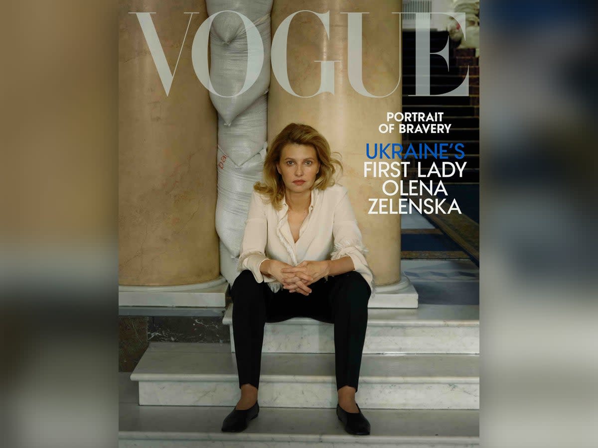 Ukraine First Lady Olena Zelenska covers digital issue of Vogue (Vogue/Annie Leibovitz)