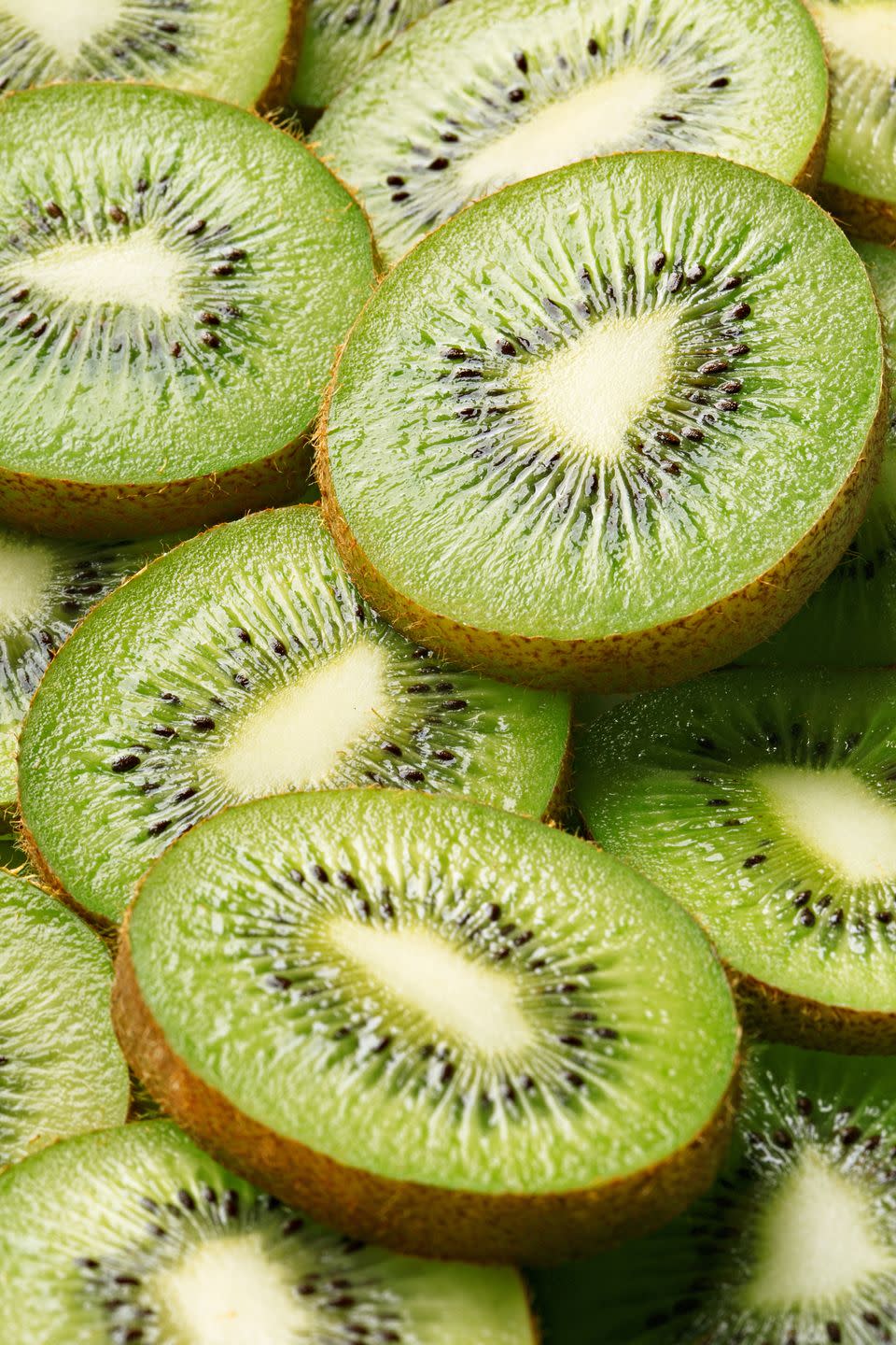 Full Frame Shot Of Kiwi Slices