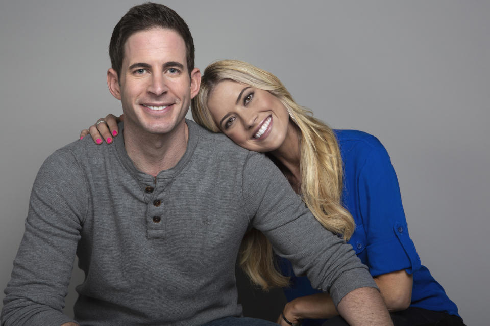 Los Angeles, 2017: 'Flip or Flop' hosts pose for a portrait session in November 2017 in Los Angeles, California, (Photo by Aaron Rapoport/Corbis/Getty Images)