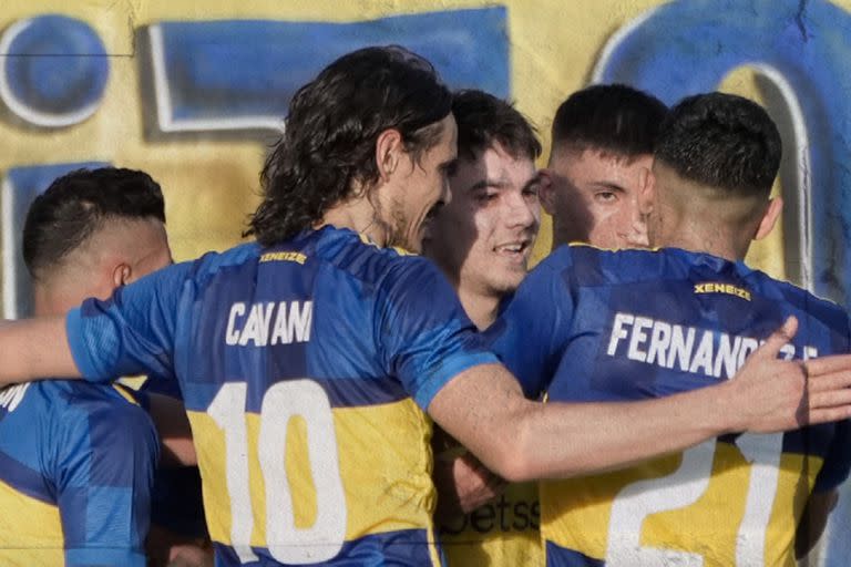 El festejo de Boca, que avanzó a cuartos de final de la Copa Argentina