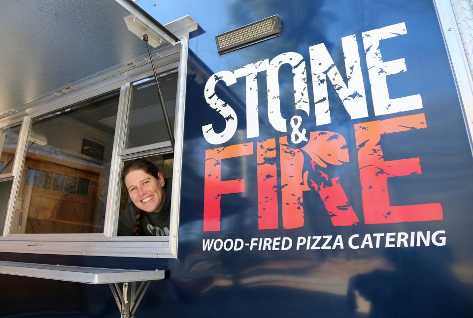 Kate Spaulding and her family will be running Stone & Fire Pizza, a food truck with a wood-fired oven inside it.