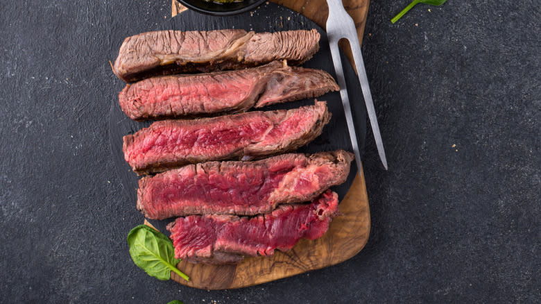 Steak cuts cooked differently