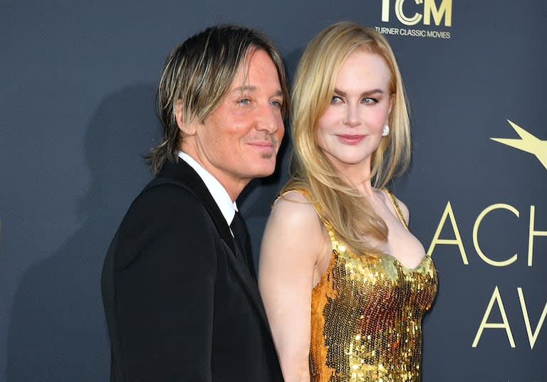 La actriz junto a su esposo, Keith Urban, padre de sus dos hijas menores