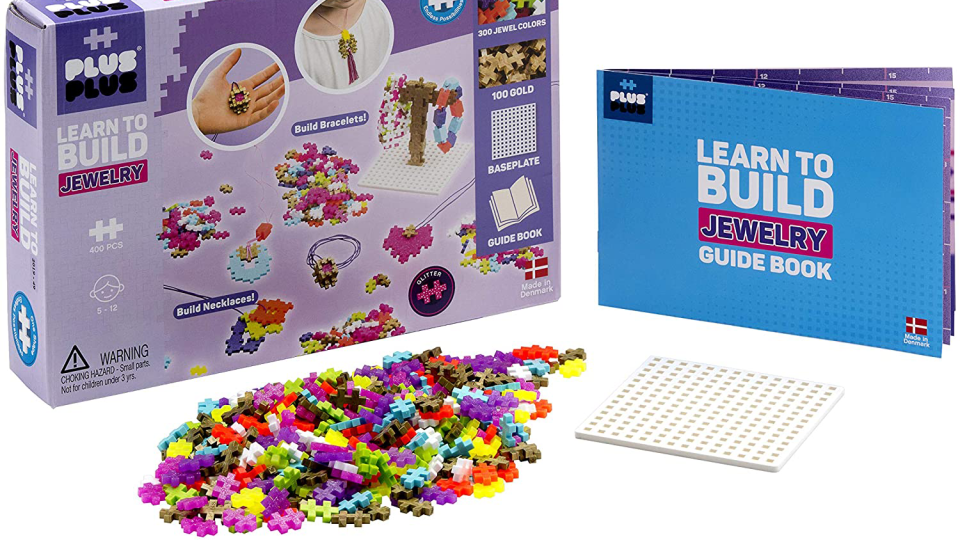 Valentine's gifts for kids: PlusPlus jewelry kit
