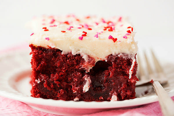 <strong>Get the <a href="http://www.browneyedbaker.com/2013/02/13/red-velvet-poke-cake/" target="_blank">Red Velvet Poke Cake</a> recipe from Brown Eyed Baker</strong>