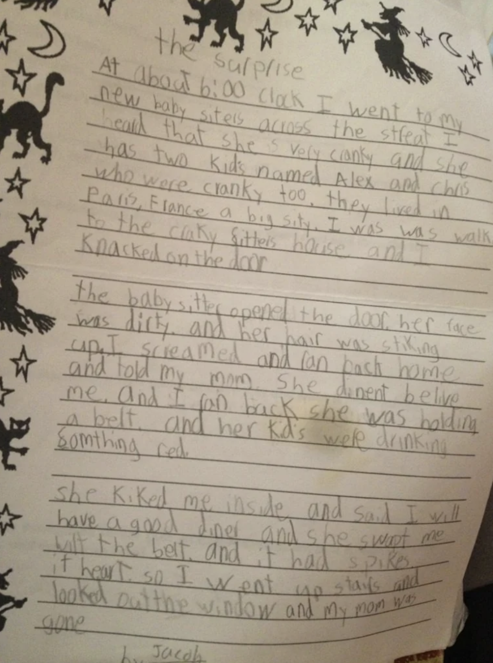 A first-grader's story