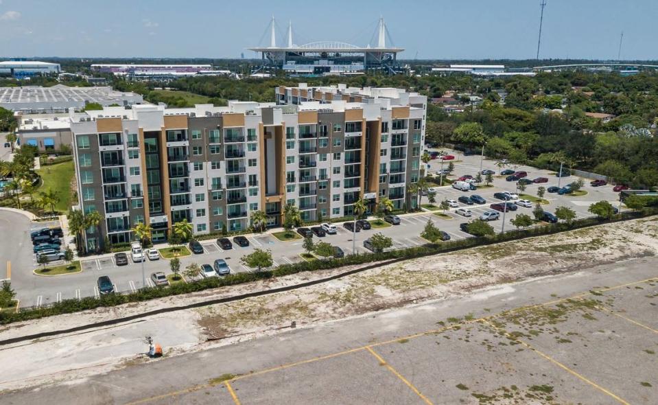 The Pomelo Apartments en Miami Gardens, la ciudad en la que creció más el precio del alquiler con relación al 2023, según informe de Zumper. Los nuevos proyectos de construcción en Miami-Dade contribuyen a la estabilización de los precios de la renta.